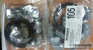 Zestaw pierścieni centrujących i śrub do alu felg